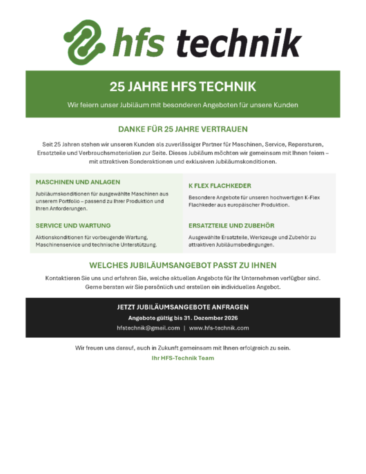 hfs technik 25 jahre newsletter