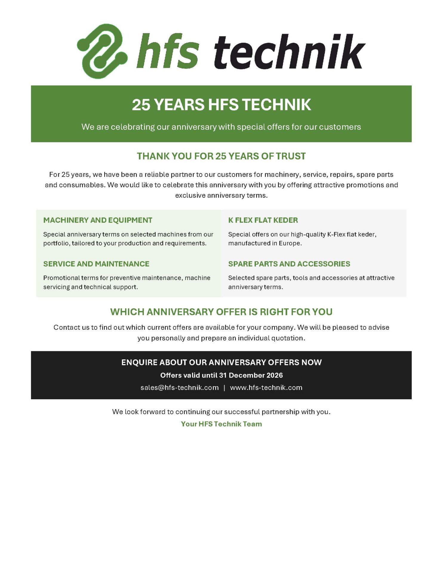 hfs technik 25 years newsletter en